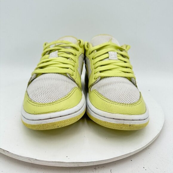Nike Air Jordan 1 Low Women Size 8 DH9619-103 Limelight White Training Shoes - Picture 2 of 11